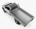 Holden Colorado LS Single Cab Alloy Tray 2019 3d model top view