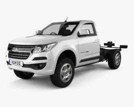 Holden Colorado LS Single Cab Chassis 2019 3D model