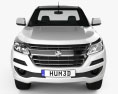Holden Colorado LS Single Cab Chassis 2019 3d model front view