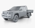 Holden Colorado LX Space Cab Alloy Tray 2012 3d model clay render