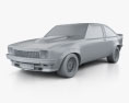 Holden Torana A9X 1976 3D-Modell clay render