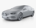 Holden Commodore ZB 2020 3d model clay render