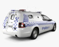 Holden Commodore ute Evoke 警察 2013 3D模型 后视图