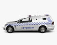 Holden Commodore ute Evoke Police 2013 3d model side view