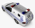 Holden Commodore ute Evoke 警察 2013 3D模型 顶视图