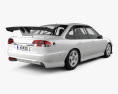 Holden Commodore Race Car 1995 3d model back view