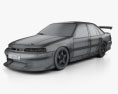 Holden Commodore Race Car 1995 3d model wire render
