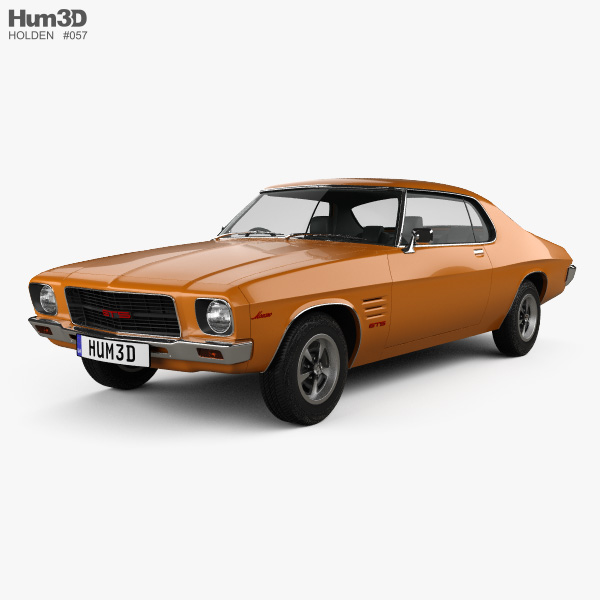 Holden Monaro GTS 350 coupé 1971 Modello 3D
