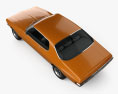 Holden Monaro GTS 350 coupé 1971 3D-Modell Draufsicht