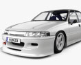 Holden Commodore Touring Car with HQ interior 1995 3d model