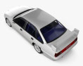 Holden Commodore Touring Car HQインテリアと 1993 3Dモデル top view