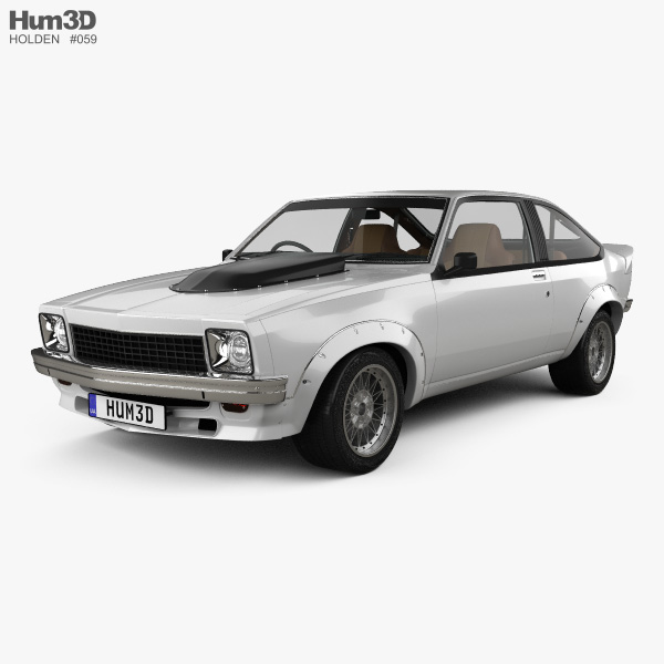 Holden Torana A9X HQインテリアと 1977 3Dモデル
