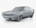 Holden Torana A9X 인테리어 가 있는 1977 3D 모델  clay render