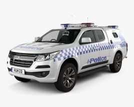 Holden Colorado Space Cab Divisional Van 2021 3D model