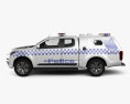 Holden Colorado Space Cab Divisional Van 2021 3d model side view