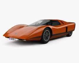 Holden Hurricane 1969 3D model