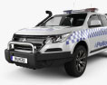 Holden Colorado Crew Cab Divisional Van 2021 3d model