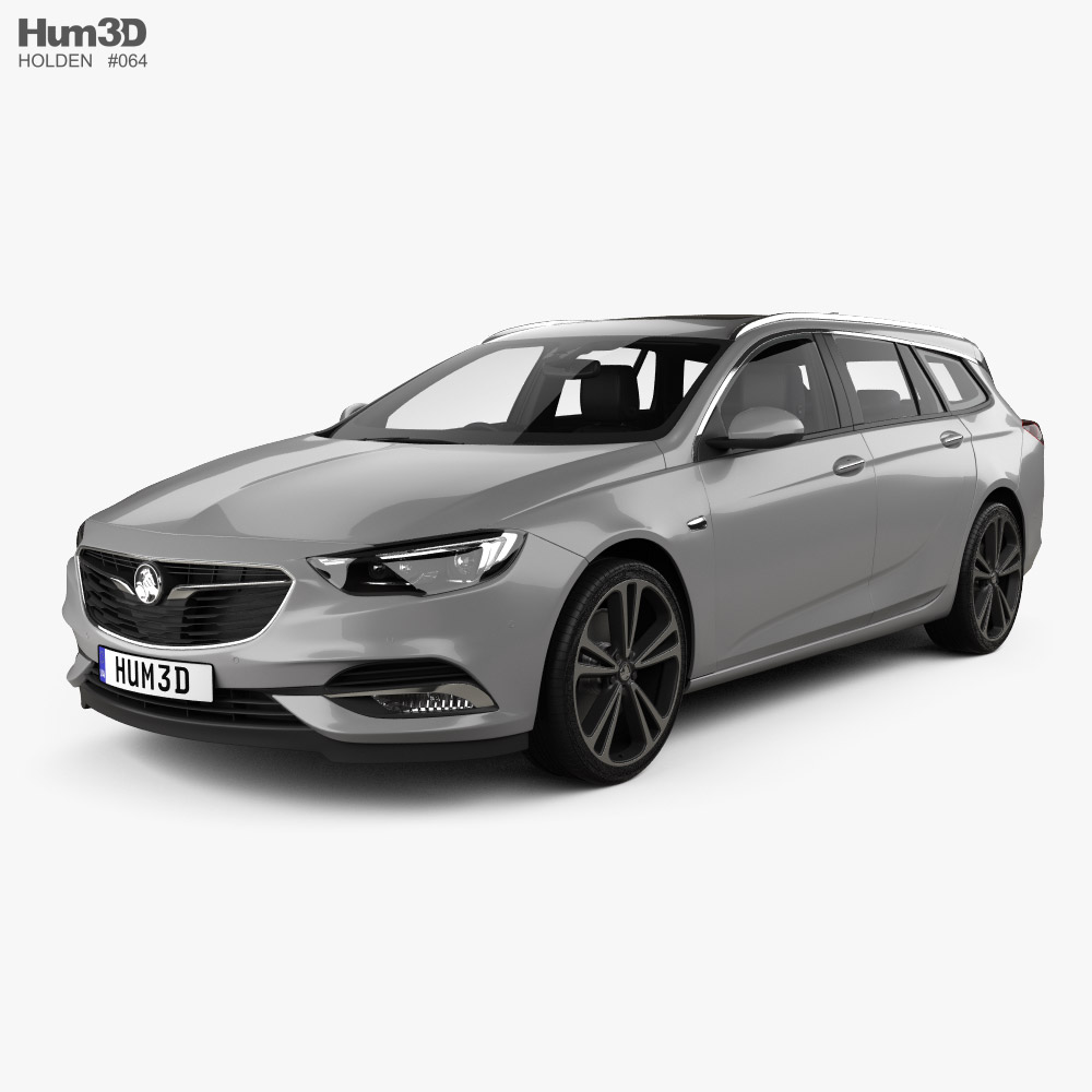Holden Commodore Sportwagon con interni 2018 Modello 3D