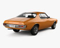 Holden Monaro Coupe GTS 350 with HQ interior and engine 1971 3d model back view