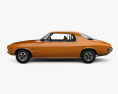 Holden Monaro Coupe GTS 350 with HQ interior and engine 1971 3d model side view