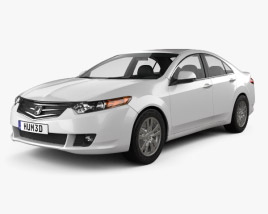 Honda Accord 세단 2010 3D 모델 