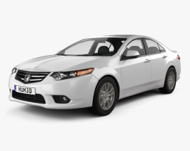 3D model of Honda Accord sedan 2012