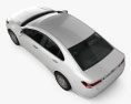 Honda Accord 轿车 2011 3D模型 顶视图