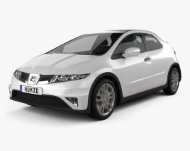 3D model of Honda Civic TypeR 2011