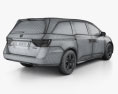 Honda Odyssey 2015 3D 모델 