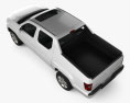 Honda Ridgeline 2013 3D模型 顶视图