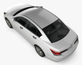 Honda Accord 轿车 2012 3D模型 顶视图