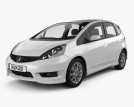 3D model of Honda Fit (Jazz) Sport 2015