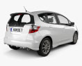 Honda Fit (Jazz) Sport 2015 3Dモデル 後ろ姿
