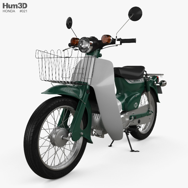 Honda Super-Cub 1971 3D model