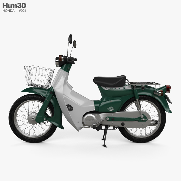 Honda Super-Cub 1971 3D model