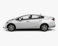 Honda FCX Clarity 2015 3D 모델  side view