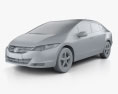 Honda FCX Clarity 2015 Modello 3D clay render