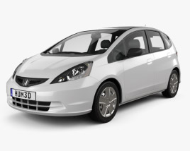 3D model of Honda Fit (Jazz) Base 2015