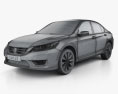 Honda Accord (Inspire) 2016 3d model wire render