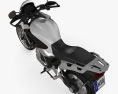 Honda VFR1200X 2012 3D模型 顶视图