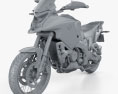 Honda VFR1200X 2012 3D模型 clay render