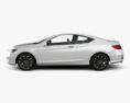 Honda Accord coupe 2016 3d model side view
