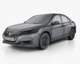 Honda Accord PHEV 2016 3d model wire render