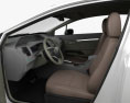Honda Civic sedan com interior 2012 Modelo 3d assentos