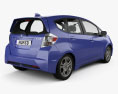 Honda Fit (Jazz) EV 2014 3D模型 后视图
