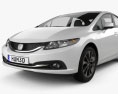Honda Civic sedan 2015 3D-Modell