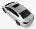 Honda Civic sedan 2015 3D-Modell Draufsicht
