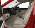 Honda CR-V EU with HQ interior 2015 3d model seats