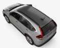 Honda CR-V US con interni 2012 Modello 3D vista dall'alto