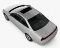 Honda Accord coupe 2002 3D模型 顶视图